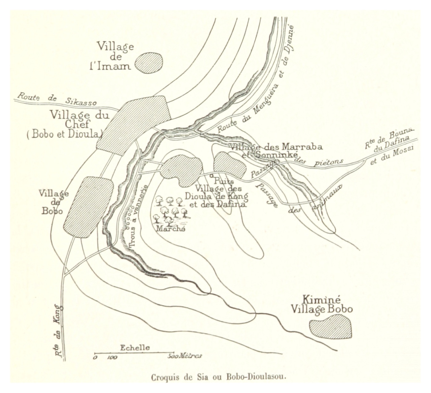 Croquis de Sia ou Bobo-Dioulasou