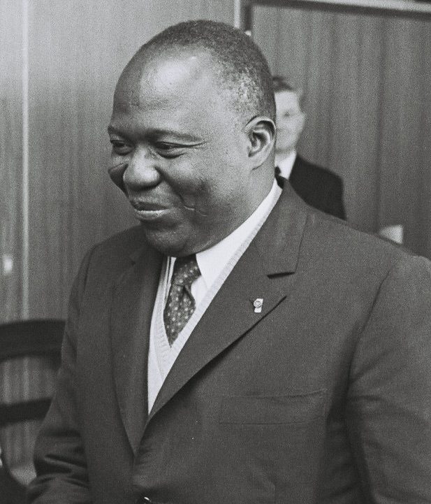 Sangoulé Lamizana reçu par Franco Maria Malfatti, 14 octobre 1971