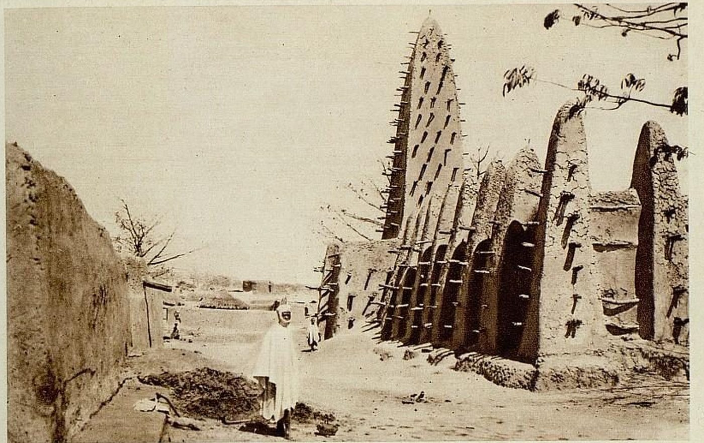 Haute-Volta. Bobo-Dioulasso. La Mosquée