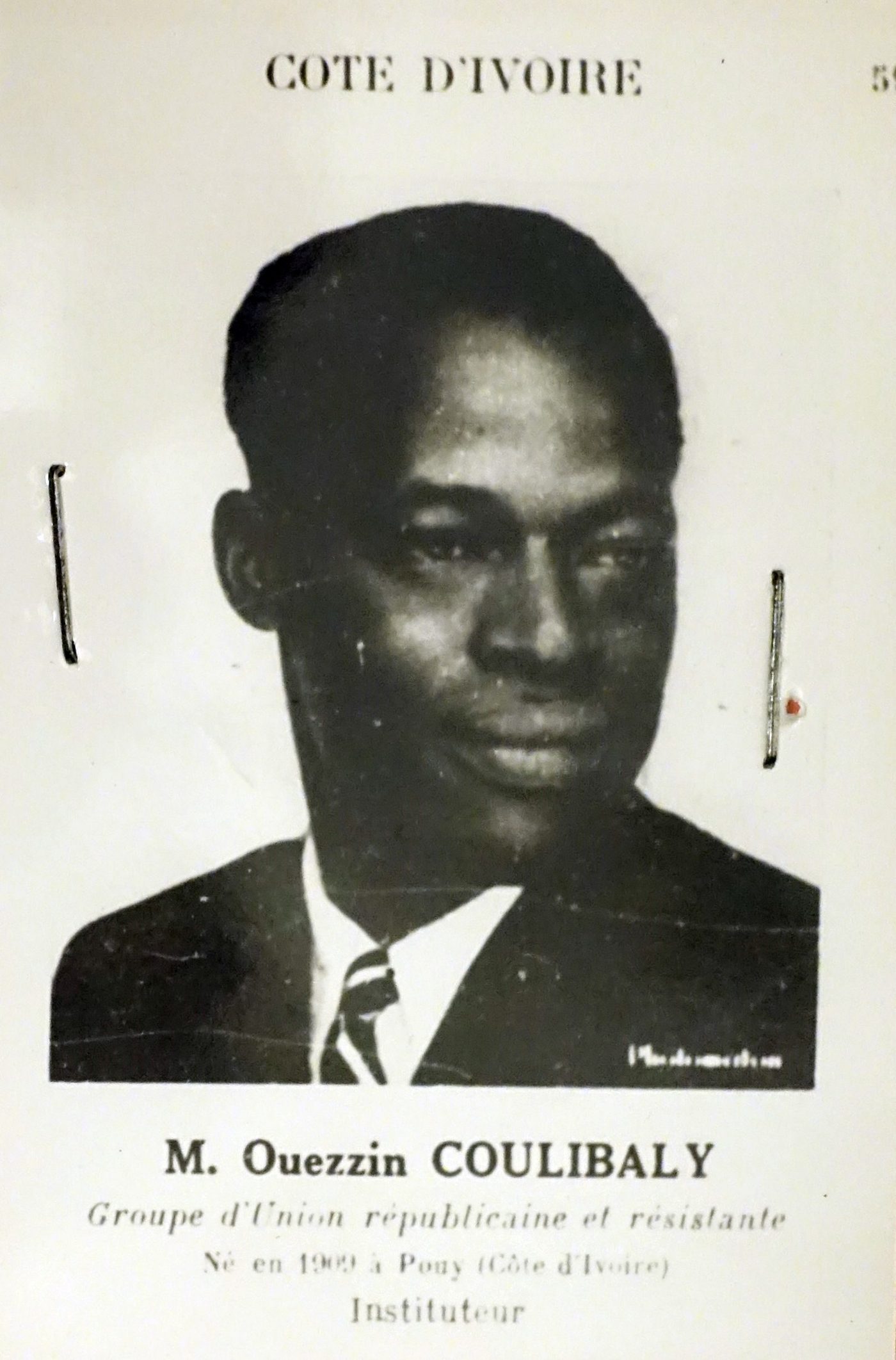 Photographie Ouezzin Coulibaly