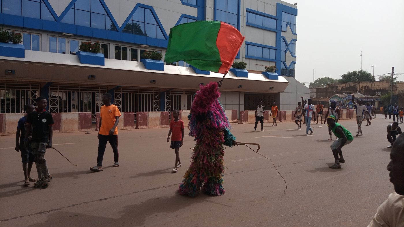 Cérémonie de sortie des masques à Bobo-Dioulasso