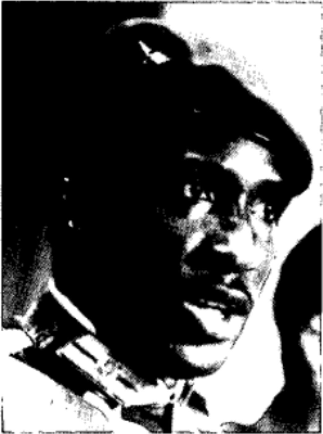 Thomas Sankara, photo diffusée par la CIA, 1986