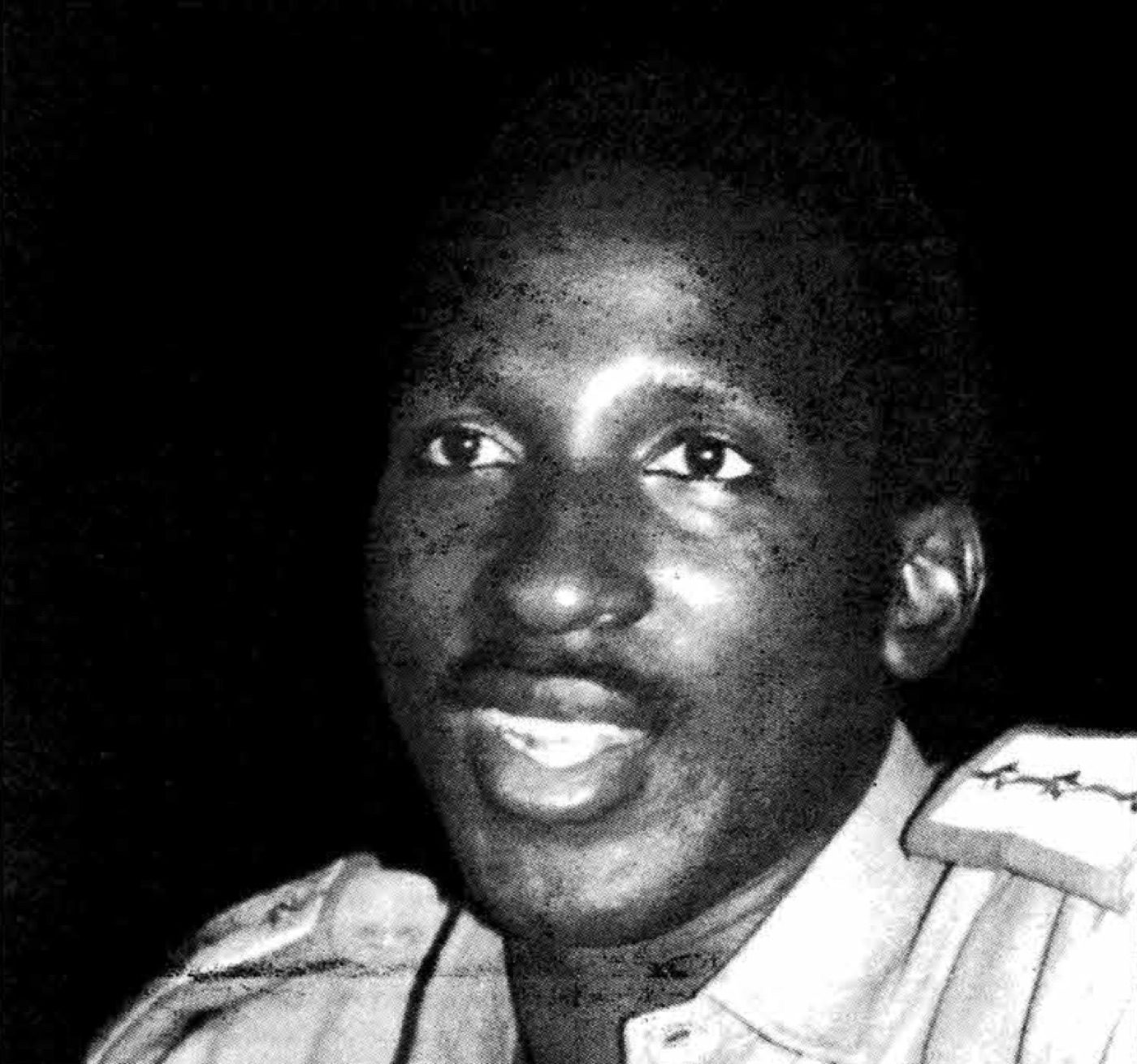 Thomas Sankara, portrait, 1987