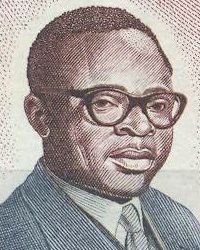 Timbre de Haute-Volta à l’effigie du président Maurice Yaméogo